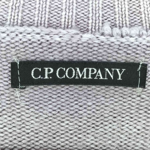 シーピーカンパニー C.P.COMPANY 00S ショート ウール ダブルジップ ニットカーディガン レディース EUR:40